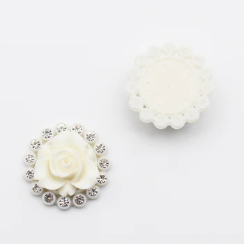 10 tükki uus valge roosi kaunistused dyl kunstlik tarvikud kasutatakse kaunistada riided, särgid, jne