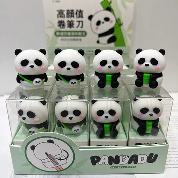 1tk Juhuslik Stiilis Loominguline Panda pliiatsiteritaja Armas Õpilane Silikoon pliiatsiteritaja Laste Kingitus Kooli kontoritarbed