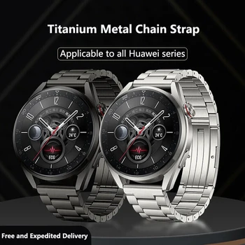 22mm Titaani Sulam Rihm Terasest Bänd Huawei GT2 GT3 3 Pro Luksus Metallist Äri-Käevõru Samsung Käik S3 22mm WatchBand