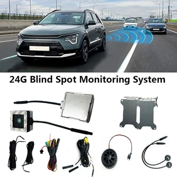 2tk Auto Blind Spot Radarite Avastamise Süsteemi Hoiatus Tuli Sõitmine, Tagurdamine Abi Mikrolaine Andur Auto Signaal Lamp, 5V