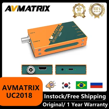 AVMATRIX UC2018 Video Capture Card SDI&HDMI ja USB 1080P Uncompressed Madal Latentsus jaoks OBS Tõmblema YouTube ' i Live Streaming