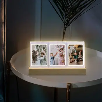 Näiteks Fuji Mini 12 3 1 3 Tolline pildiraam Akrüül LED Foto Tabel Vahetu Film Kaamera Fujifilm Instax Mini Film