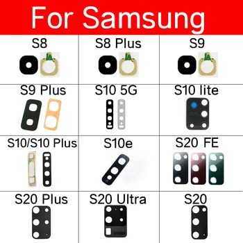 Tagasi Tagumine Kaamera Klaasist Objektiiv Samsung Galaxy S8 S9 S10 S10e S20 fe Ultra Plus Lite 5G Protector Objektiivi+Kleebise Liimi Parandus Osad