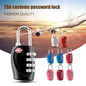 TSA330 Riistvara Anti-Thef Pagasi TSA tolliseadustiku Lukk Lukk, Nutikas Kombinatsioon Lukk, 4-Kohaline Parool Lukk