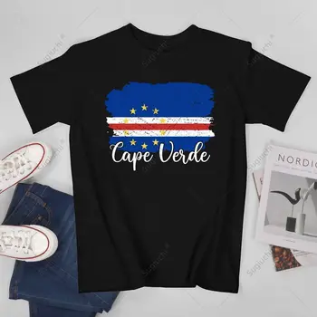 Unisex Meeste Cabo Verde Lipu Cape Verde Tshirt Tees T-Särgid Naistele, Poistele 100% Puuvillast T-Särk