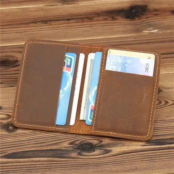 Uus Meeste Kaardi Omaniku Rahakott Nahast Minimalistlik Personalizd Väike Õhuke Rahakott Õhuke Mini Krediitkaardi Panga ID-Kaardi Omaniku Rahakott