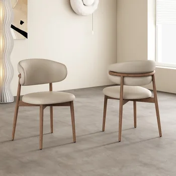 Wabi-sabi stiilis kaasaegne täispuidust söökla juhataja Nordic light luksus kodus elutuba, söögituba tool hotel loominguline disainer tool