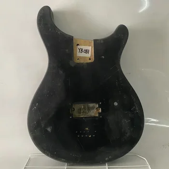 YB081 Lõpetamata Electric Guitar Keha Musta Värvi, kusjuures Kahju ja Määrdunud Tõeline Fretlight Brändi